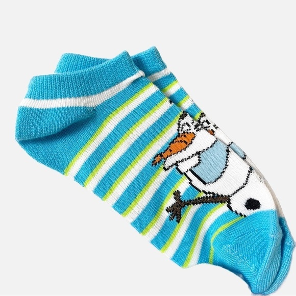 ✨NEW!✨ DISNEY Frozen No Show Girl’s 5 Pair Socks - Picture 4 of 10